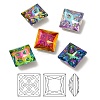 K9 Glass Rhinestone Cabochons RGLA-P036-09A-M-1