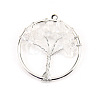 Natural Quartz Crystal Tree fo Life Pendants WG82707-16-1