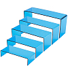 5-Tier Acrylic Display Riser Stands ODIS-WH0006-06C-1