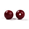 Opaque Solid Color Glass Beads X1-GLAA-N007-10mm-A04-2