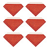 Glitter Imitation Leather Book Corner Protectors AJEW-TAC0038-03B-2