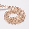 Imitate Austrian Crystal Bicone Glass Beads Strands X1-GLAA-F029-4x4mm-12-2
