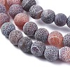Natural Weathered Agate Beads Strands G-L534-03-6mm-2