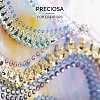 Preciosa&reg Crystal Hotfix Flatback Stones Y-PRC-HSS12-10210-200-4