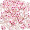 Sports Printed ABS Plastic Beads PL-CBA1C22-07-1