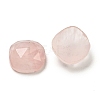 Natural Rose Quartz Cabochons G-M431-01I-2