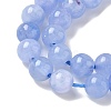 Dyed Natural Malaysia Jade Beads Strands G-G021-02A-07-5