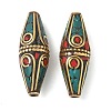 Handmade Tibetan Style Beads KK-Z157-09AG-01-1