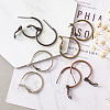 Brass Hoop Earrings KK-CD0001-10-10