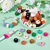 100Pcs Cloth European Beads FIND-GA0006-73-4