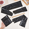 Imitation Leather Long Gloves & Stockings Sets AJEW-CL0002-99B-3
