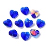 Electroplate Glass Charms GGLA-Z002-02P-1