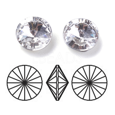 K9 Glass Pointed Back Rhinestone RGLA-E012-7mm-001-1