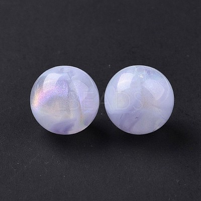 Opaque Acrylic Beads OACR-E014-19A-07-1
