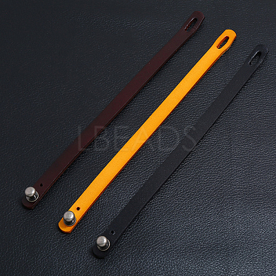 1Pc Punk Retro Ethnic Style Handmade Leather Bracelet Couple Literary Hand Strap Men BJEW-CL0001-02B-1