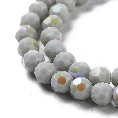 Opaque Glass Beads Strands EGLA-A035-P6mm-L22-1