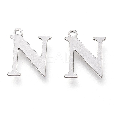 Tarnish Resistant 304 Stainless Steel Charms STAS-H112-N-P-1