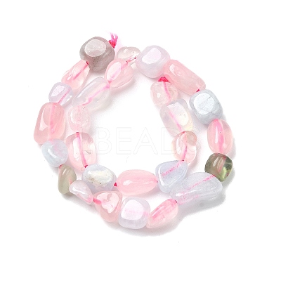 Natural Morganite Beads Strands G-P601-A03-02-1