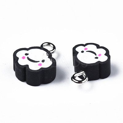 Handmade Polymer Clay Charms CLAY-N006-37B-01A-1