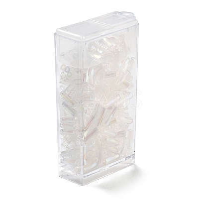 10G Ceylon Glass Twist Bugle Beads X-SEED-L012-01I-1
