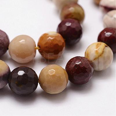 Natural Mookaite Beads Strands G-D840-30-6mm-1