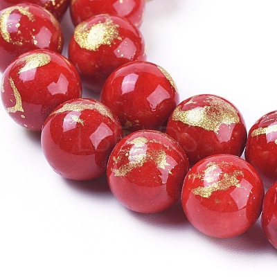 Natural Mashan Jade Beads Strands G-F670-A14-4mm-1