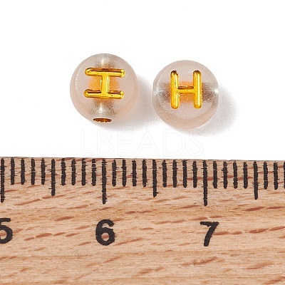Luminous Transparent Acrylic Beads OACR-P037-01B-H-1