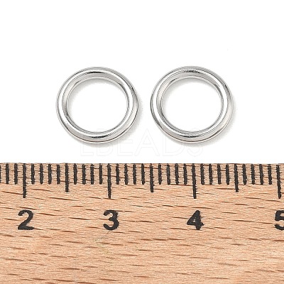 304 Stainless Steel Closed Jump Rings STAS-G393-06P-02-1