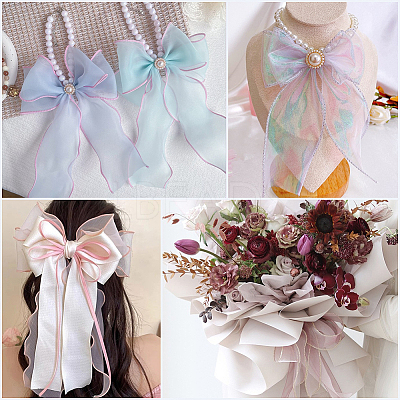 Organza Ribbons AJEW-CY0002-42A-1