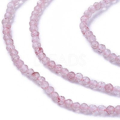 Natural Strawberry Quartz Beads Strands G-F619-16A-2mm-1