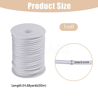 50M Satin Ribbon OCOR-WH0070-171C-1