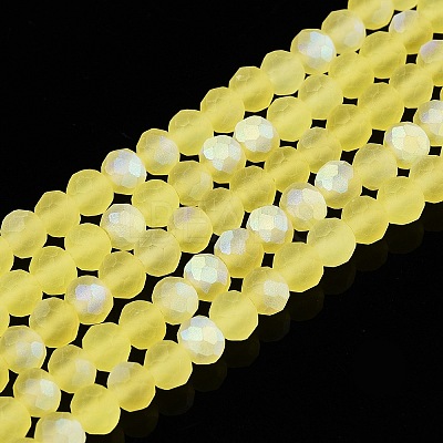 Transparent Glass Beads Strands LS-EGLA-A044-T4mm-MB29-1