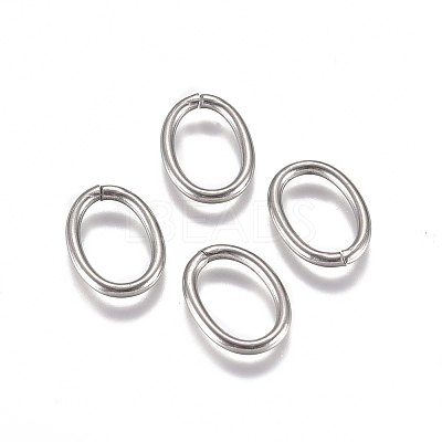 Non-Tarnish 304 Stainless Steel Open Jump Rings X-STAS-L234-144D-1