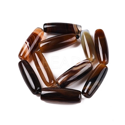 Natural Agate Dyed Beads Strands G-T138-230D-1