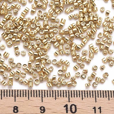 Plated Glass Cylinder Beads X-SEED-S047-E-005-1