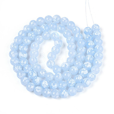 Baking Paint Glass Beads X1-DGLA-N015-10mm-06-1