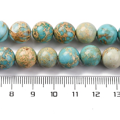 Dyed Natural Regalite/Imperial Jasper/Sea Sediment Jasper Beads Strands G-B124-C03-07-1