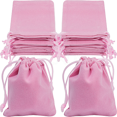 Velvet Jewelry Drawstring Gift Bags ABAG-BBC0001-10B-02-1