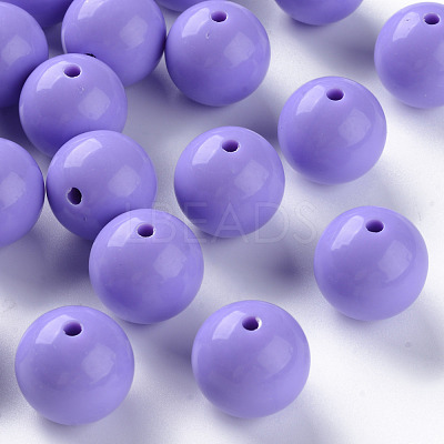 Opaque Acrylic Beads MACR-S370-C20mm-SS2114-1