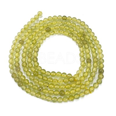 Natural Lemon Quartz(Heated) Beads Strands G-M438-A11-02-1