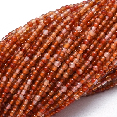 Natural Carnelian Beads Strands X-G-A177-04-19-1