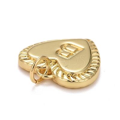 Rack Plating Real 18K Gold Plated Brass Pendants KK-E260-01G-B-1