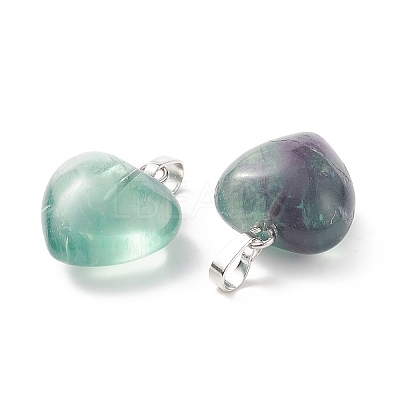 Natural Fluorite Pendants G-I311-A20-1