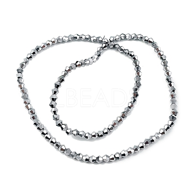 Transparent Electroplate Glass Beads Strands EGLA-A039-T3mm-UA05-1