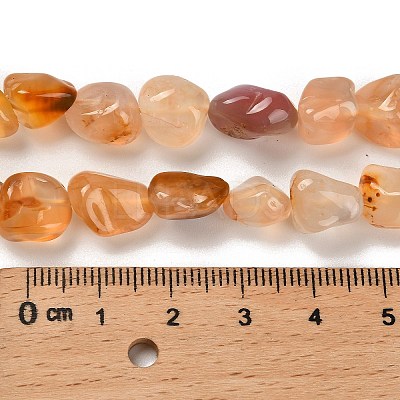 Natural Carnelian Beads Strands G-P497-01E-83-1