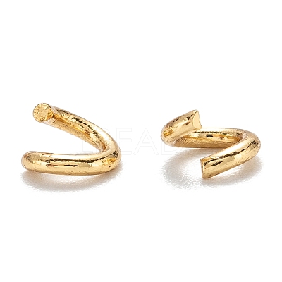 Ion Plating(IP) 304 Stainless Steel Open Jump Rings X-STAS-F084-24G-01-1