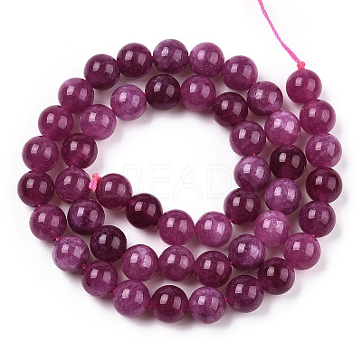 Natural Quartz Beads Strands G-R479-8mm-09-1