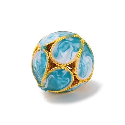 Handmade Cloisonne Beads KK-U042-13A-02-1