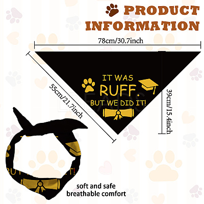 Cotton Dog's Kerchief AJEW-WH0503-025-1