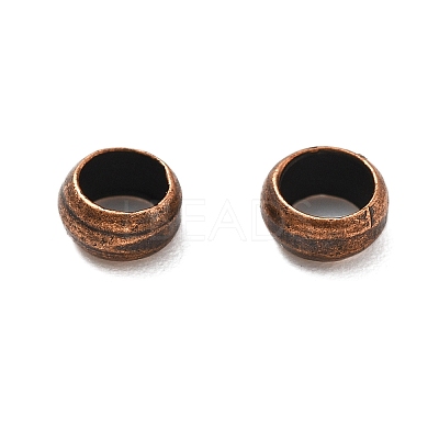 Brass Crimp Beads KK-S509-01RC-02-1